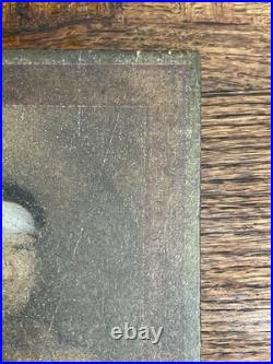 Georges Bru (1933-2023) Technique mixte sur panneau Signée Personnage XX