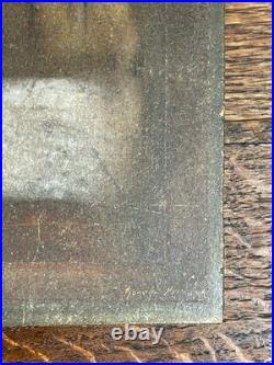 Georges Bru (1933-2023) Technique mixte sur panneau Signée Personnage XX