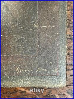 Georges Bru (1933-2023) Technique mixte sur panneau Signée Personnage XX