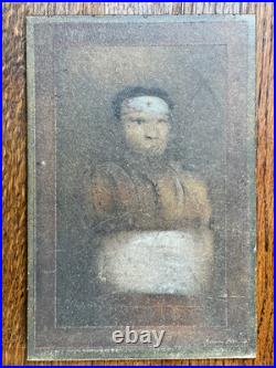 Georges Bru (1933-2023) Technique mixte sur panneau Signée Personnage XX