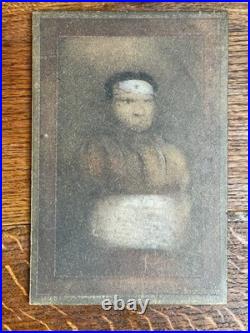 Georges Bru (1933-2023) Technique mixte sur panneau Signée Personnage XX