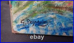 Georges Regnault (1898-1979) Huile sur toile Signée Portrait XX