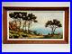 Grand Tableau Huile sur toile signé DONNEL DONNET paysage JUAN LES PINS 100×50