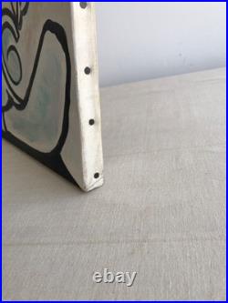 Grand tableau HSL cubiste Original authentique