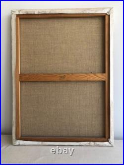 Grand tableau HSL cubiste Original authentique