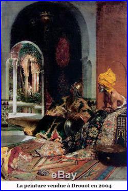 Grande peinture orientaliste signée BENJAMIN CONSTANT (1845-1902) -atelier de