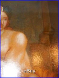 Grande toile du XVIIIé siecle FRANCAIS DAVID ET GOLIATH