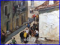 Gustave VIDAL (1895-1966)-marché-Provence-Avignon-Arles-Marseille-Grivolas