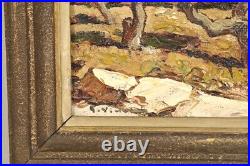 Gustave Vidal (1895-1966), Etang de Berre. Tableau, huile sur toile