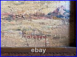 Henri MALFROY (1895-1944) Les Martigues Huile sur toile signée 25x40 encadrée