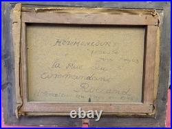 Hérimoncourt (doubs)Tableau Roger Comte HST P8 signé basG cadre Montparnasse