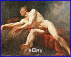 Homme nu, tableau, peinture, corps homme, Académie, érotique, XVIII, France