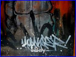 Hookser Hidden Faces , Peinture Originale Signée, Street Art Graffiti