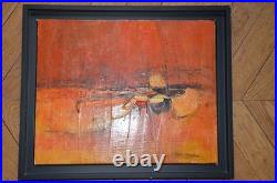Huile Sur Toile, 1971, Eric Marsiam, Encadré, Bon État, Emballage Soigné