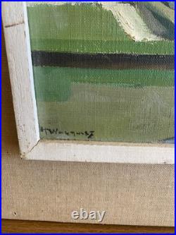 Huile Sur Toile Signée Henri Wacquiez