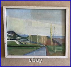 Huile Sur Toile Signée Henri Wacquiez