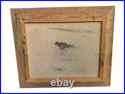 Huile Sur Toile Signée Paysage Marin XXème Siècle