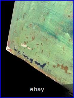 Huile sur Toile Joachim Weingart (1895-1942) Scène de jardins d'été