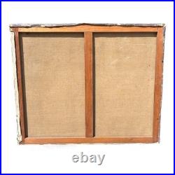 Huile sur Toile Joachim Weingart (1895-1942) Scène de jardins d'été