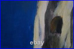 Huile sur Toile L'ILE DES MORTS Signé CHANTAL SPIT