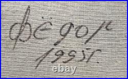 Huile sur Toile Russie École de Moscou 1995