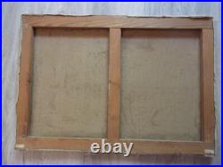 Huile sur toile PORT DE MEDITERRANEE Barques