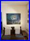 Huile sur toile de grande dimension