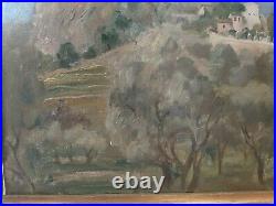 Huile sur toile par jean Eugène Bersier (1895-1978)