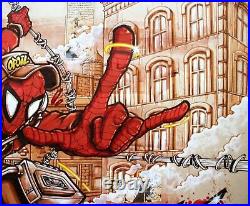Illustration SPIDER-MAN par OPOIL (graffiti, street art) 59,4 x 42 cm