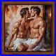 In The Sauna Gay Et Erotique 27×27 Encadre