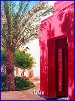 Intérieur Cour La Médina Marrakech Ouvre Originale