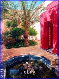 Intérieur Cour La Médina Marrakech Ouvre Originale