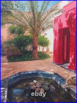 Intérieur Cour La Médina Marrakech Ouvre Originale