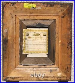 JACKSON. Représentant un coq fier. Peinture huile sur toile