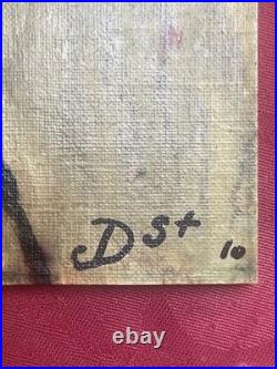 JD Saint-Gaudens Acrylique sur papier toilé Signée Portrait 2010 JD Saint-Gaudens Acrylique sur papier toilé Signée Portrait 2010