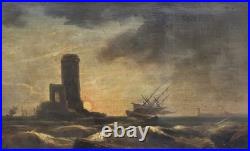 JOHN CROME. Marne. Peinture huile sur toile. École Anglaise XlXeme