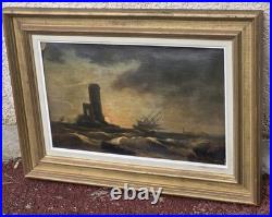 JOHN CROME. Marne. Peinture huile sur toile. École Anglaise XlXeme