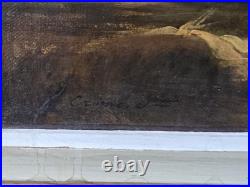 JOHN CROME. Marne. Peinture huile sur toile. École Anglaise XlXeme