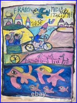 Jaber, peinture sur toile 100 cm/80 cm