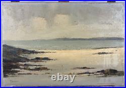 Jacques FRANCKI (1920-1987) Paysage Marin Bretagne Finistère Presqu'île Crozon