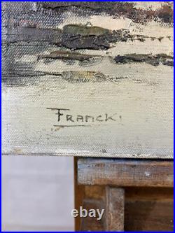 Jacques FRANCKI (1920-1987) Paysage Marin Bretagne Finistère Presqu'île Crozon