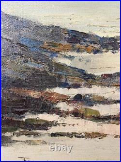 Jacques FRANCKI (1920-1987) Paysage Marin Bretagne Finistère Presqu'île Crozon