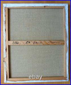 Jacques Le Noane (1928-2016) Composition Surrealiste Huile Sur Toile 1980 (6)