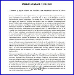 Jacques Le Noane (1928-2016) Composition Surrealiste Huile Sur Toile Vs 1980 115