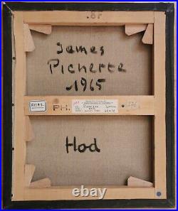 James Pichette (1920-1996) Huile sur toile Abstrait abstract 1965 Art informel