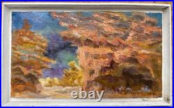 Jean Chauvin (1930-2013) Huile sur toile Veille Signée Tassili 1983