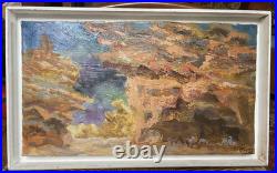 Jean Chauvin (1930-2013) Huile sur toile Veille Signée Tassili 1983