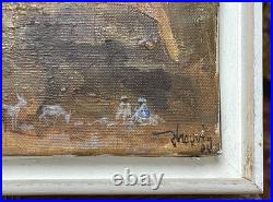 Jean Chauvin (1930-2013) Huile sur toile Veille Signée Tassili 1983