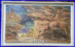 Jean Chauvin (1930-2013) Huile sur toile Veille Signée Tassili 1983