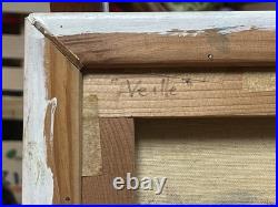 Jean Chauvin (1930-2013) Huile sur toile Veille Signée Tassili 1983